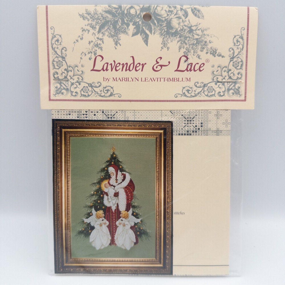 NIP Lavender & Lace Song of Christmas Cross Stitch Pattern L&L 46 Marilyn Imblum